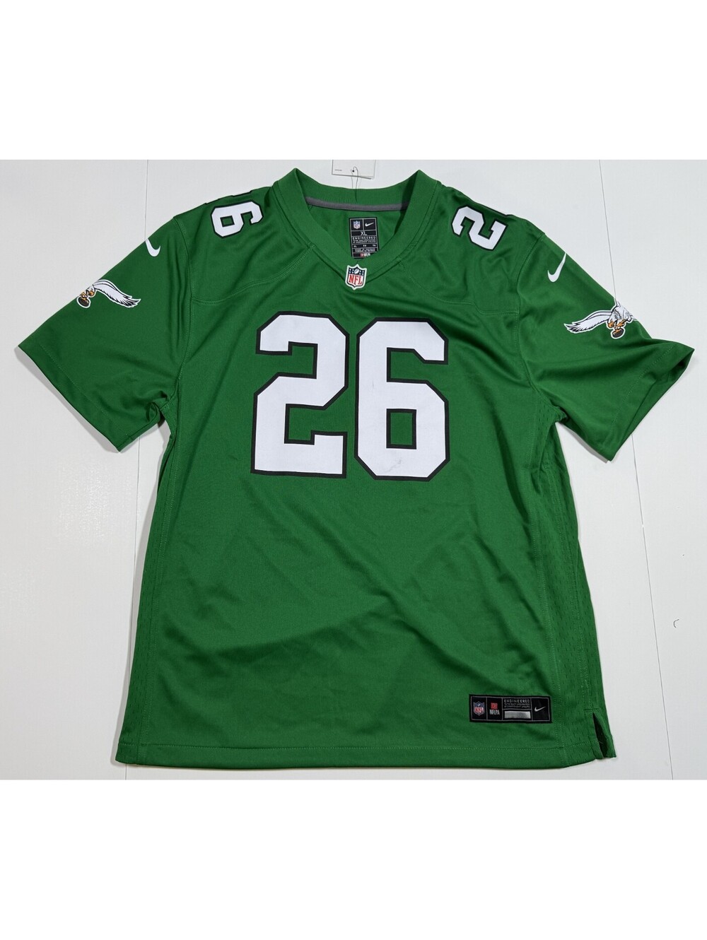 Nike Philadelphia Eagles #26 Saquon Barkley Jersey Kelly Green Mens XL NWT